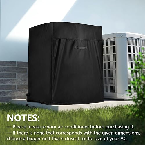 Miniatura 7 de Cubierta de aire acondicionado central para unidades de aire acondicionado de 24 x 24 x 30 pulgadas, cubierta de unidad de aire acondicionado,