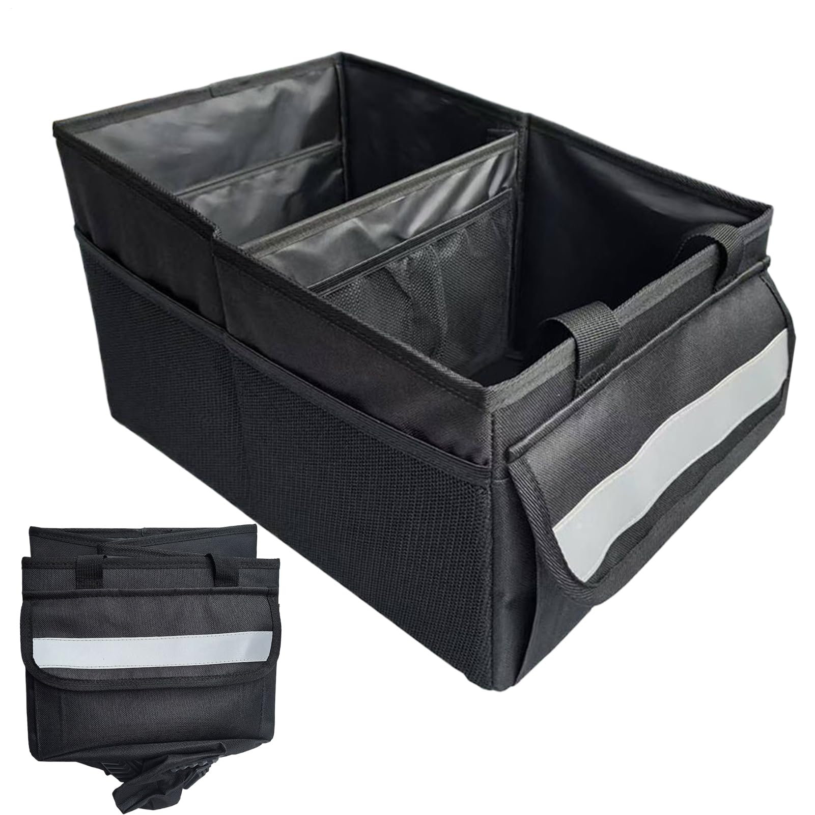 Organisation de voiture robuste et sac de rangement multi-compartiments pour coffre