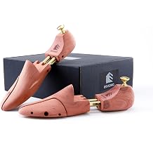 Cedar Shoe Tree with Twin Tubes,Red Cedar Wooden Shoe Trees For Men,Shoe keeper Sizes 6-16,Wood Shoe Form Holder
