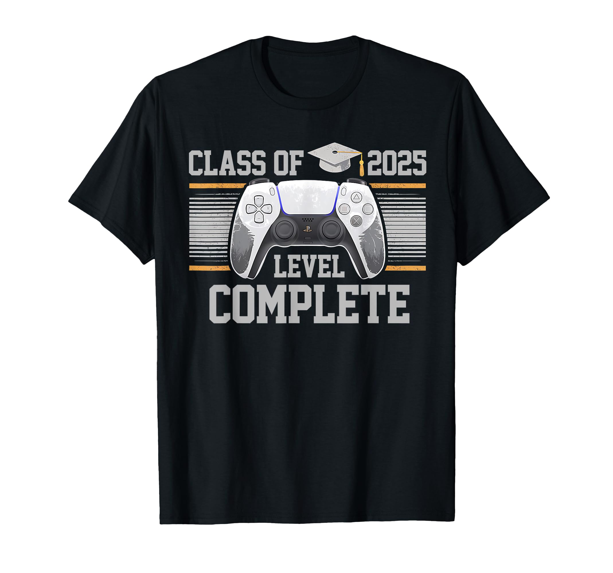 Class of 2025 Level Complete Video Gamer Senior Graduation T-Shirt