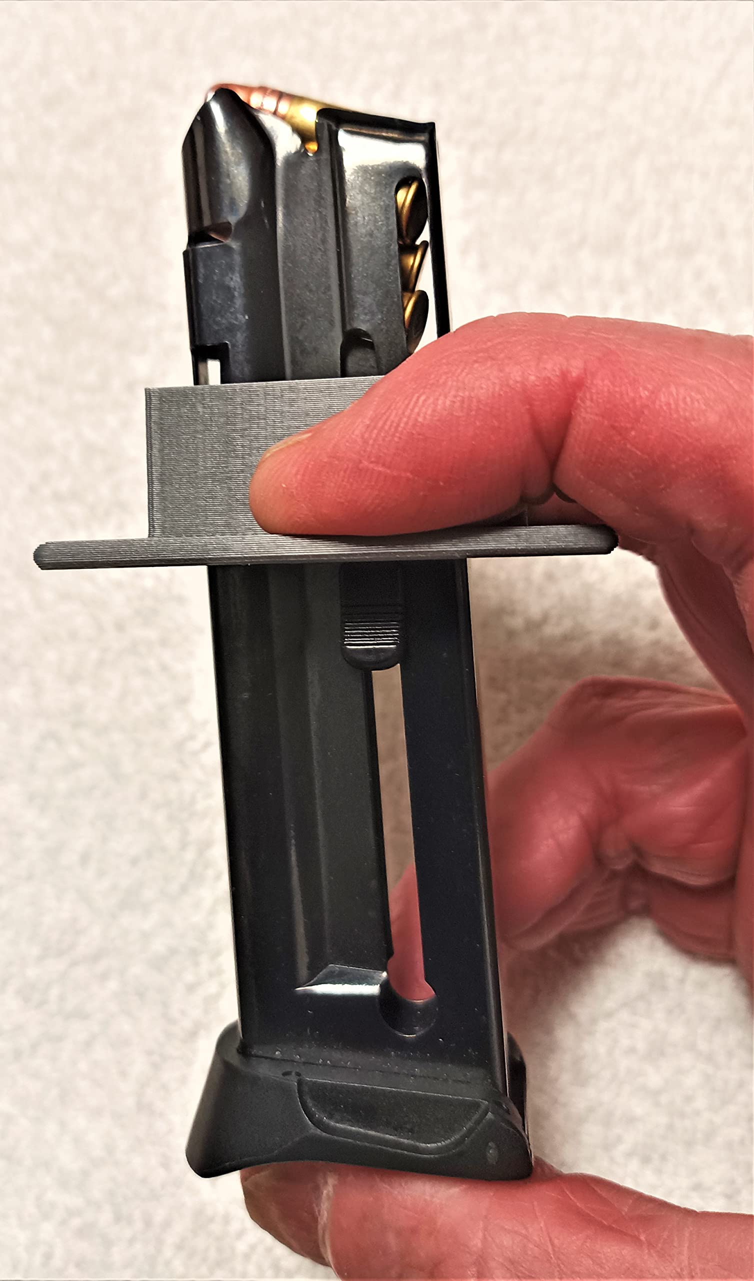 Speed Loader for Ruger SR22 Factory Magazines Pew Pew Peweter in Color (Gun Metal Grey) Made in USA by Veterans