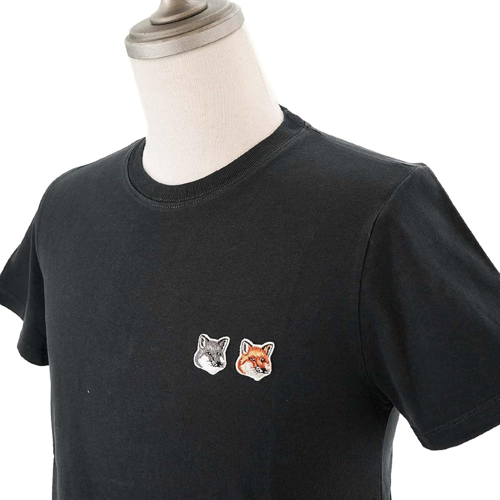 MAISONKITSUNE メゾンキツネ Tシャツ デカロゴ 黒 A3 1274 MAISONKITSUNE メゾンキツネ Tシャツ デカロゴ 黒 A3 1274