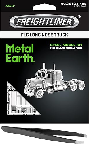 Miniatura 1 de Metal Earth Fascinations Freightliner FLC - Kit de modelo de metal 3D con pinzas