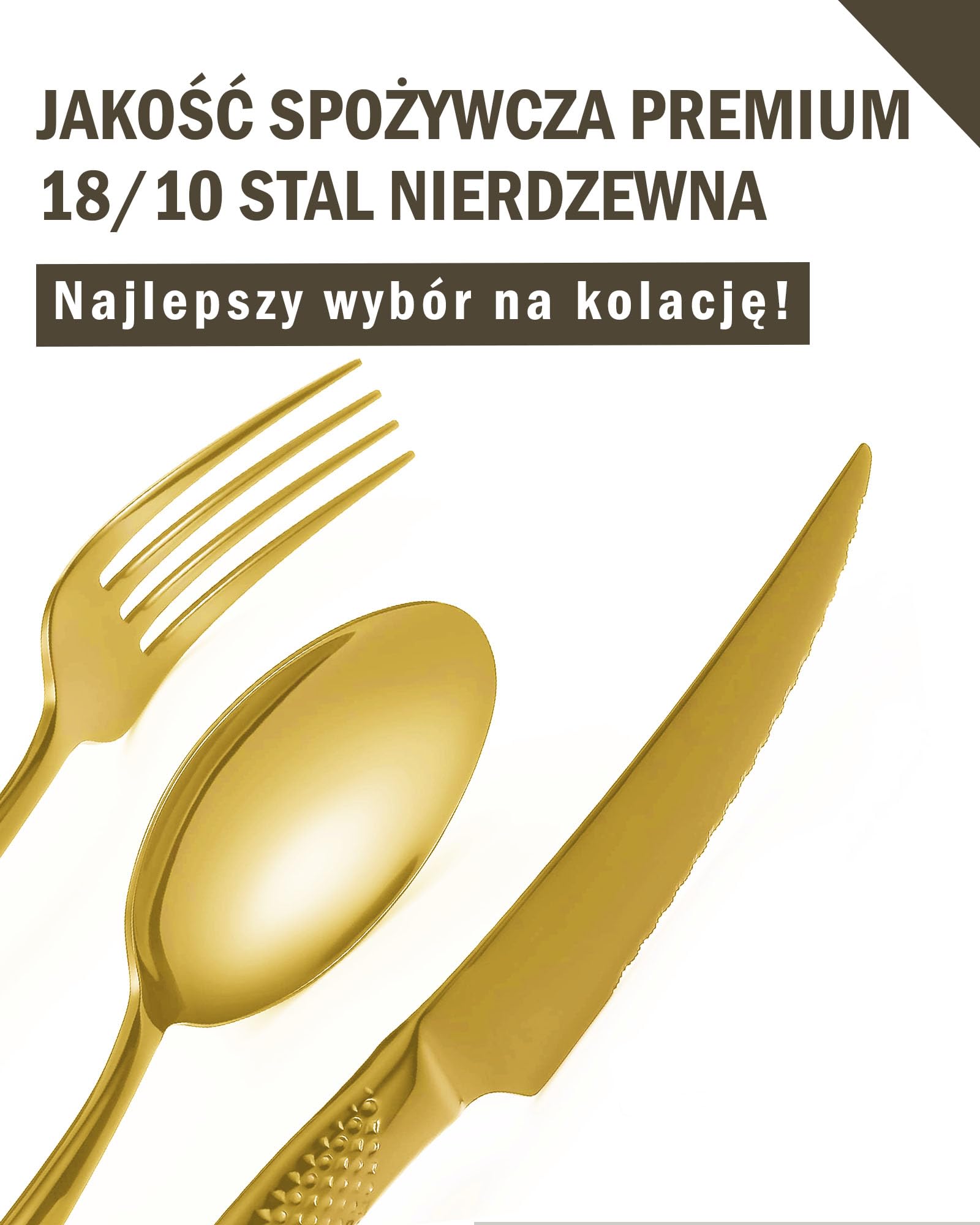 24-częściowy nowoczesny zestaw Złoty sztućców młotkowanych z bardzo ostrym nożem 2 w 1 ząbkowanym, zestaw przyborów ze stali nierdzewnej 18/10, zestaw sztućców dla 6 osób
