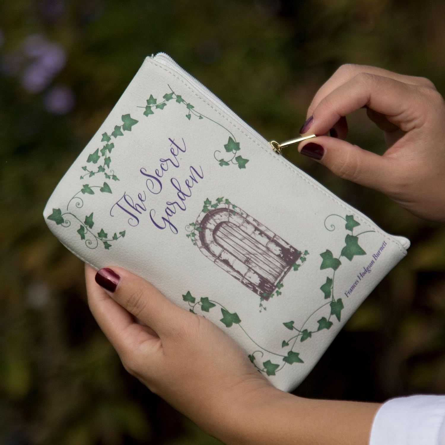 Well Read Book Theme Pouch Purse Clutch - Makeup & Toiletry Bag for Book Lovers image 4