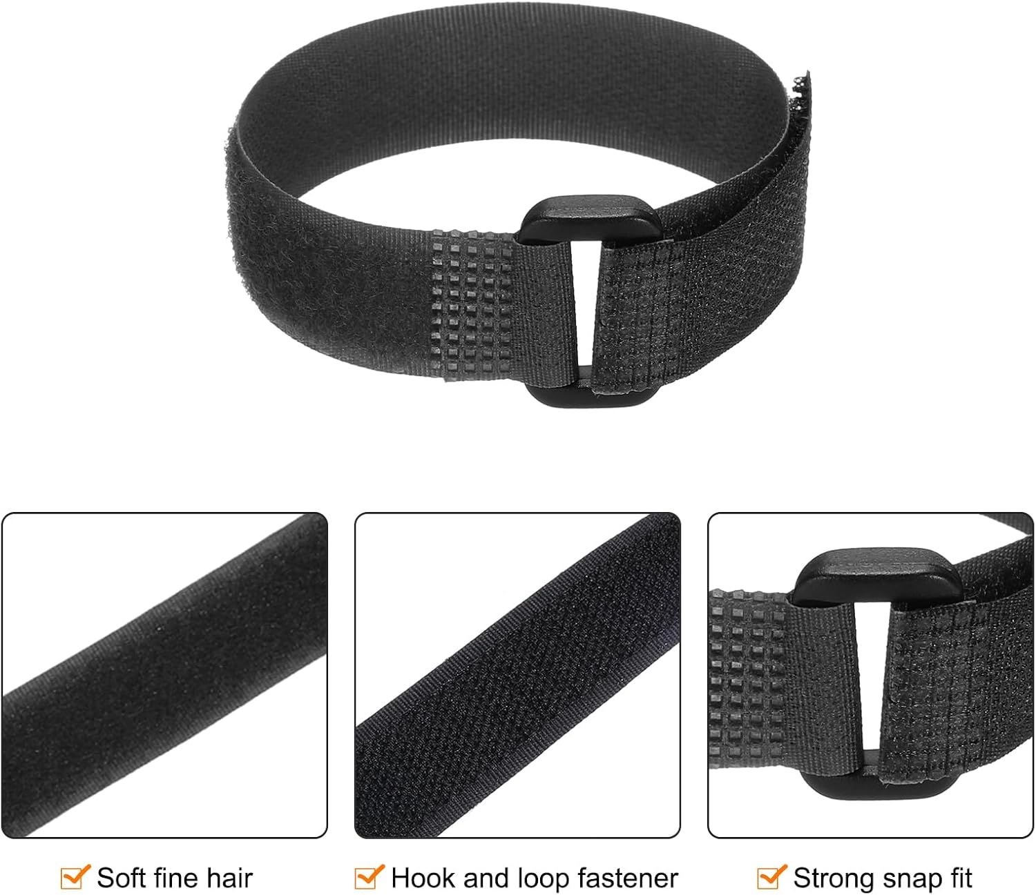 MECCANIXITY 16Pcs Reusable Battery Tie Down Straps,0.6x10" Black Nylon Multipurpose Battery Hold Down Adjustable Cinch Strap Hook Loop Fastening Tie for Quadcopter FPV RC Drone Boat Car