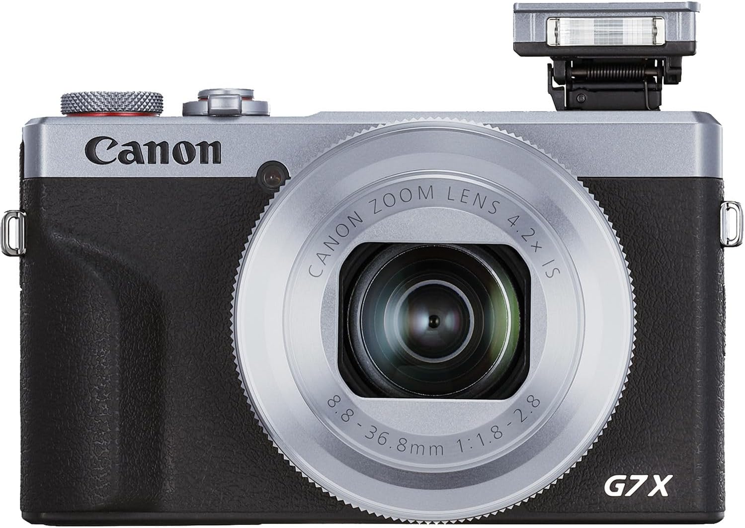 Canon PowerShot G7 X Mark III Digital Camera (Silver) 20.1MP 1-Inch Sensor, 4.2X Optical Zoom, 4K UHD Video, Wi-Fi & Bluetooth | Vlogging & Travel Camera with Bag and 64GB Card