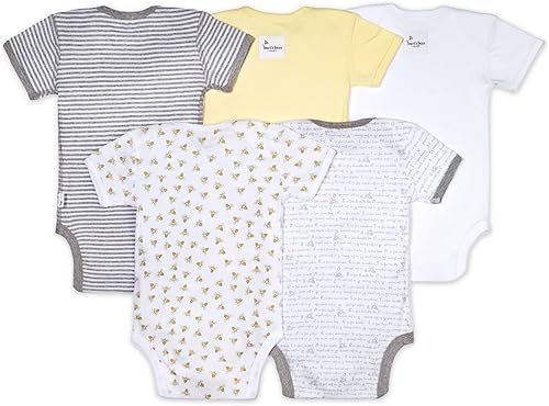 Miniatura 2 de Burt's Bees Baby Body unisex para bebé, paquete de 8 unidades de manga corta y larga de una pieza, 100% algodón orgánico