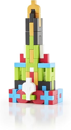 Miniatura 7 de Guidecraft IO Blocks - Juego de 76 piezas de rompecabezas digital para construcción educativa STEM