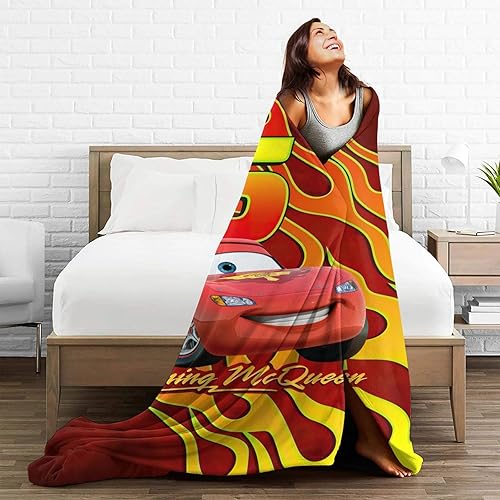 Miniatura 4 de Manta de anime de 50 x 40 pulgadas, suave, cálida y acogedora, manta de franela para regalos de niñas y niños