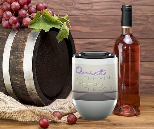 Vista 27 de TJ Originals Buddha Quotes Quiet the Mind and the Soul Shall Speak Regalos para ella – Taza de cerámica de 11 oz – Regalos de paz