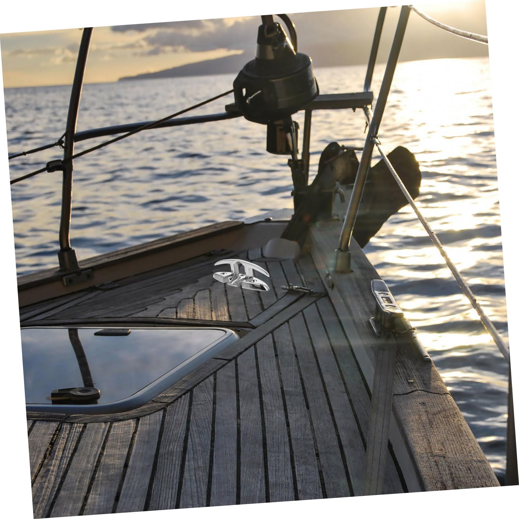 BESTonZON Bitta di Ormeggio in Acciaio Inox 316 Resistente per Barca e Yacht, Accessori Nautici per Fissaggio Corde e Aste Portabandiera, Ferramenta Antiruggine per attività di Vela