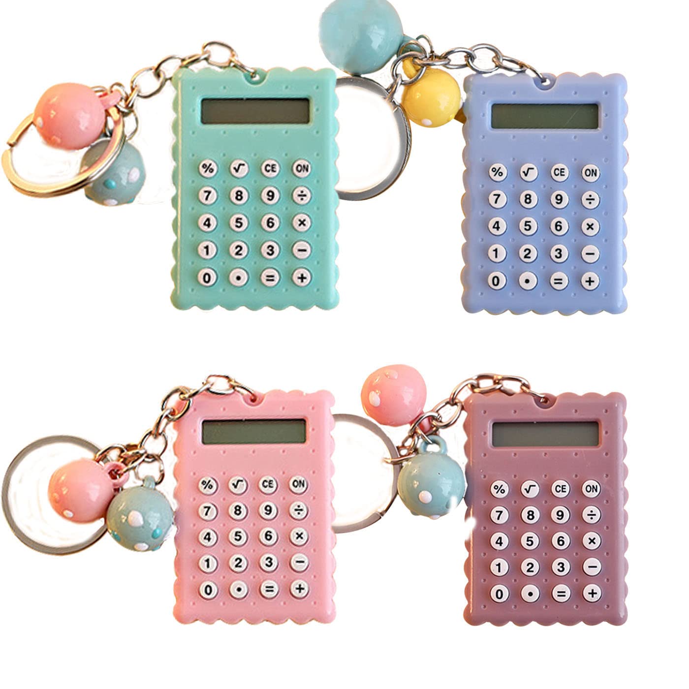 Rekenmachine Cartoon Leuke Cartoon Desktop Calculator Zonne Energie