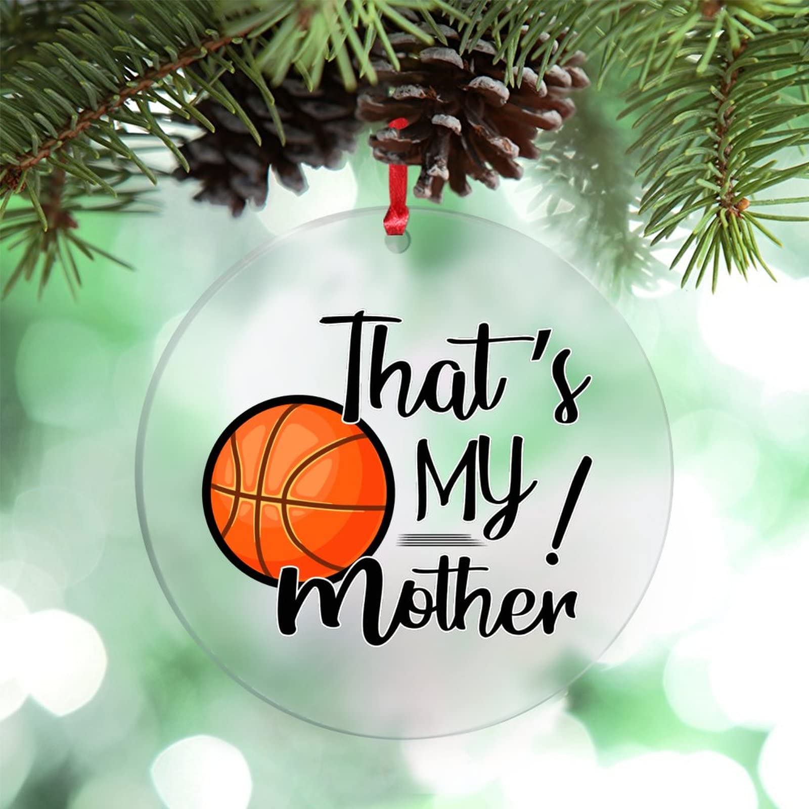 Ornamento Natalizio A Forma Di Basket Con Movimento Agitante – Regalo Per Appassionati Di Pallacanestro