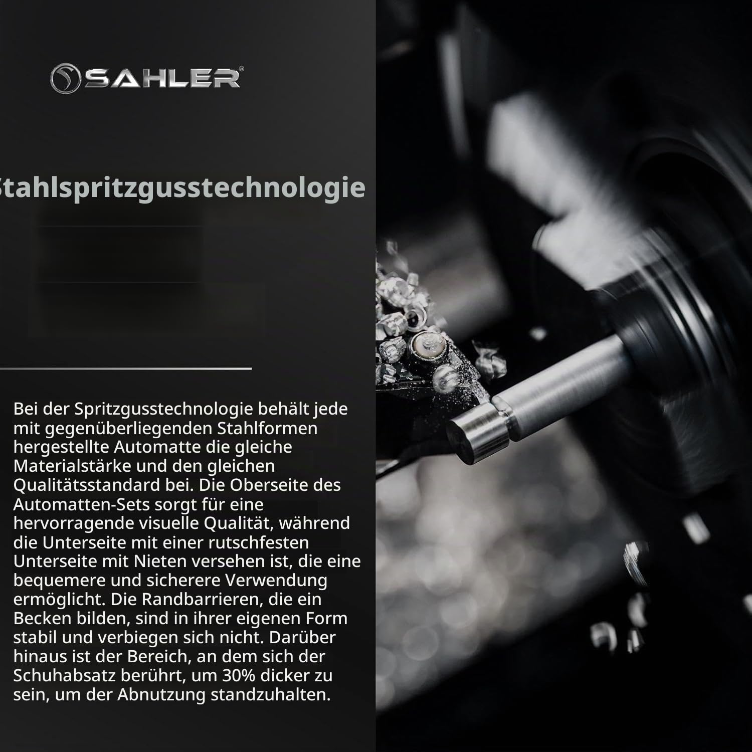 Sahler Fußmatten Automatten kompatibel mit Skoda Kodiaq 2024-2026 | 4.5D Premium TPE Gummi Antirutsch Gummimatten Wasserdicht Car Auto Matte Schwarz