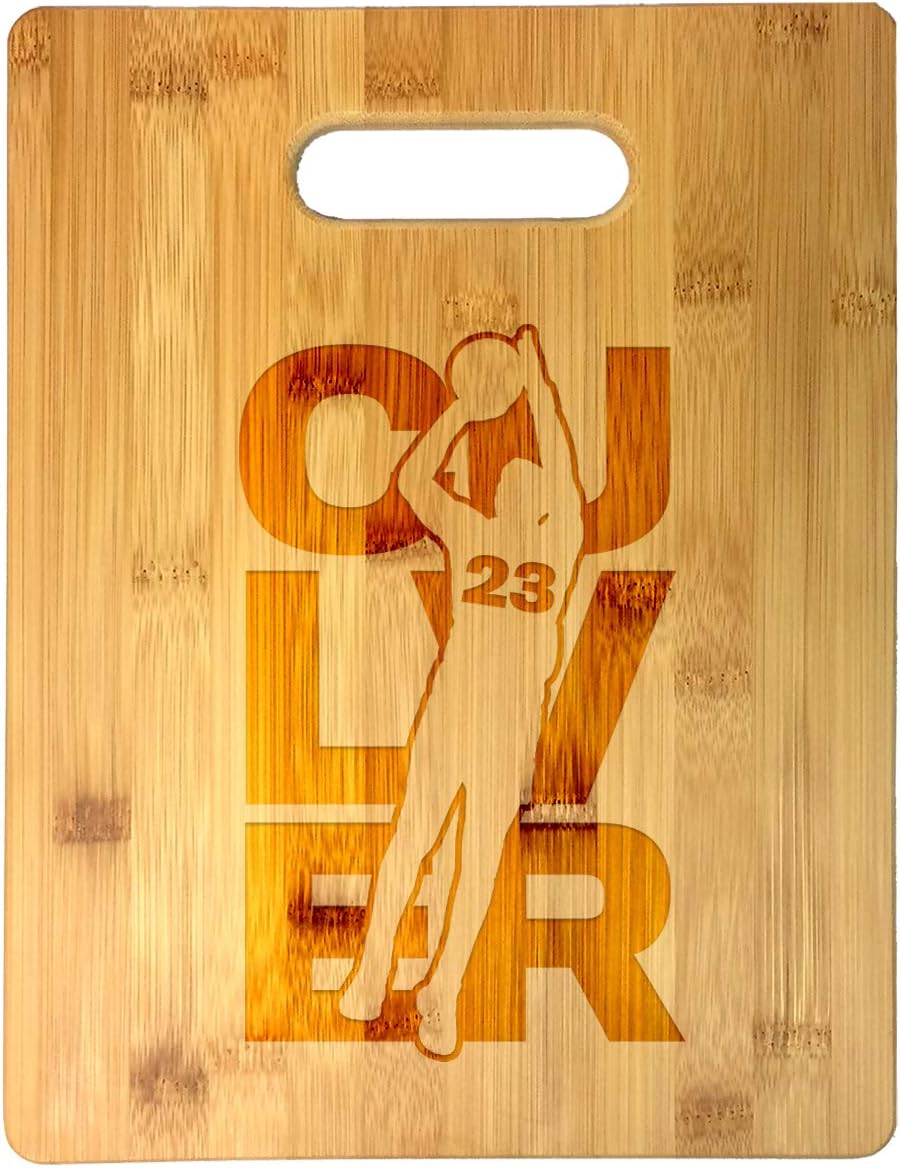 Basketball Sports Athletic Player Laser Engraved Bamboo Cutting Board - Wedding, Housewarming, Anniversary, Birthday, Christmas, Gift (Westbrook #0)