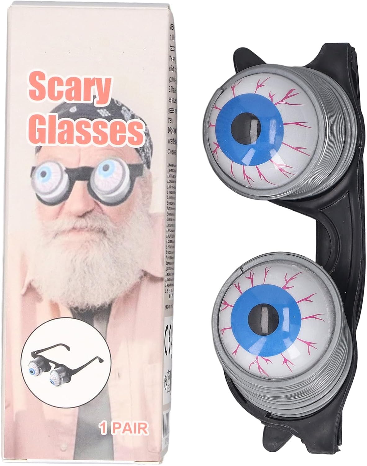 Kikumi Forious Fallen Eyes Spring Gases Scary Costume Accessories Properties Properties Birthday Party Favors