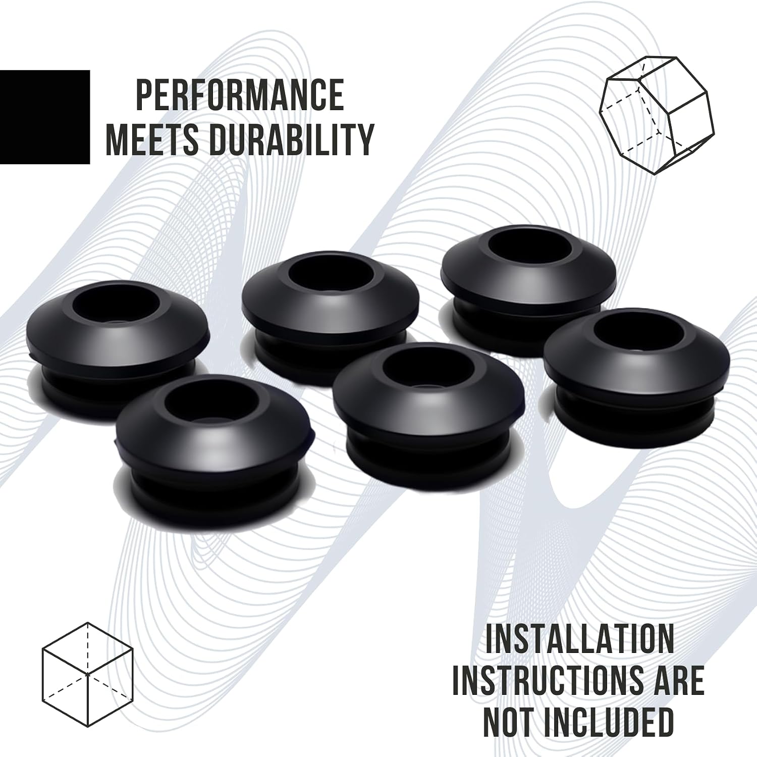 6 pcs a Pack Windshield Grommet for Harley Softail FXLRST 117 Low Rider ST EI Diablo FXRST M8 2022-2025