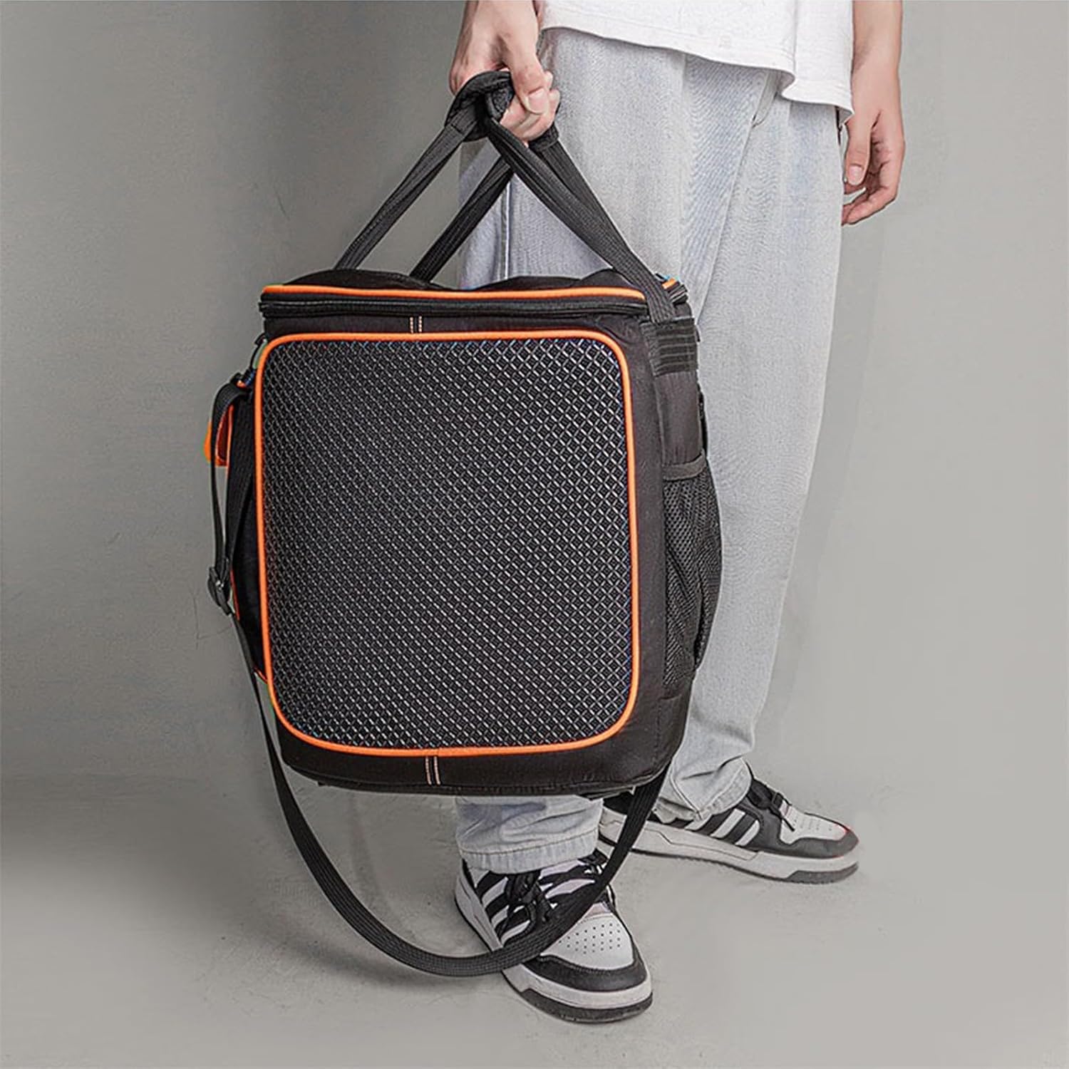 スピーカー用の補強材のパディング付き耐候性ポータブル収納バッグ屋外サウンドシステムアクセサリーキャリングケース