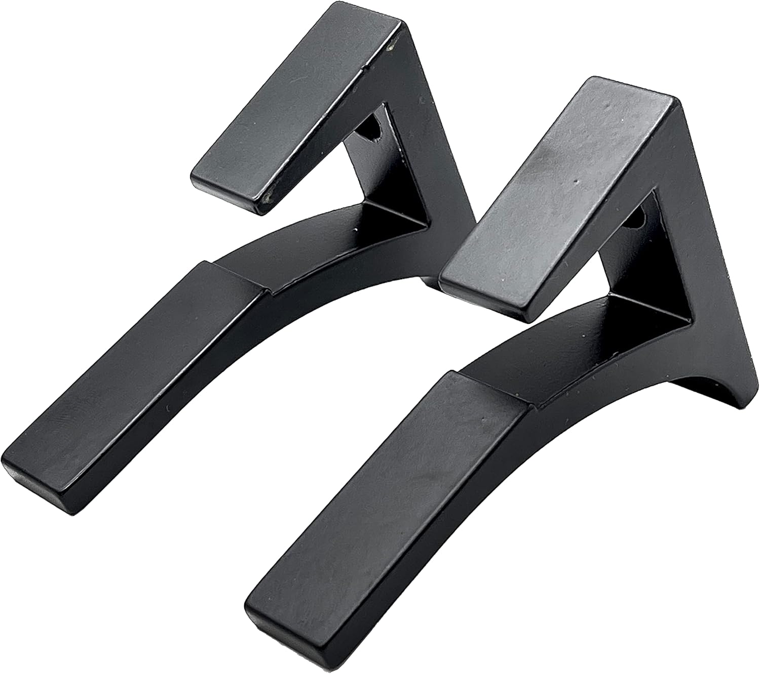 CRL Black Aluminum Glass Shelf Bracket for 3/8" to 1/2" Glass Package Tools