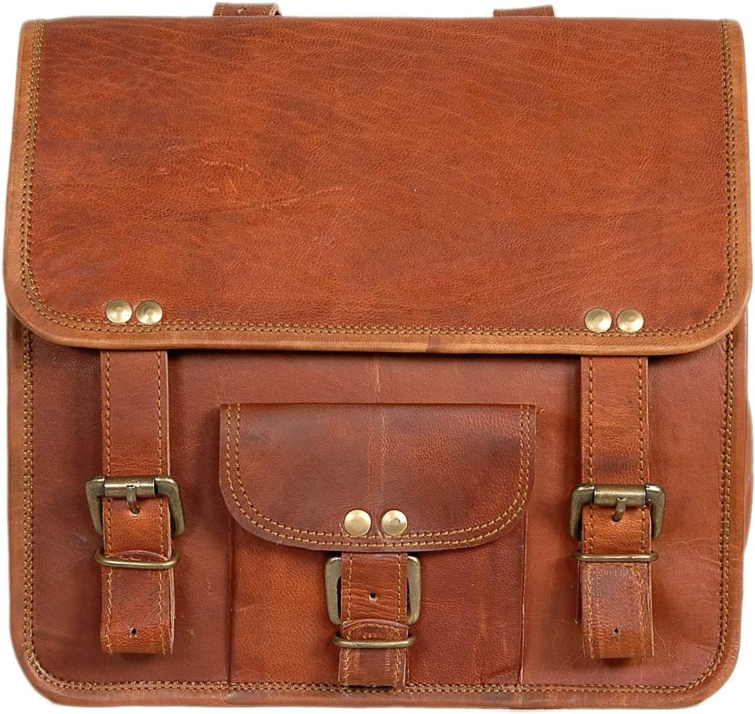 American Blue Borsa da sella per moto, in pelle, stile vintage, per bici, bici e viaggi