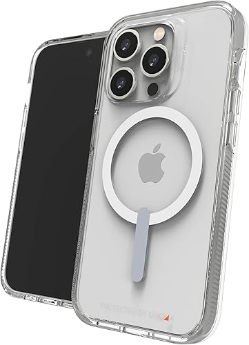 Gear4 ZAGG Crystal Palace - Funda compatible con iPhone 14 Plus, funda transparente para iPhone, protección contra caídas D30 (13 pies13.1 ft),