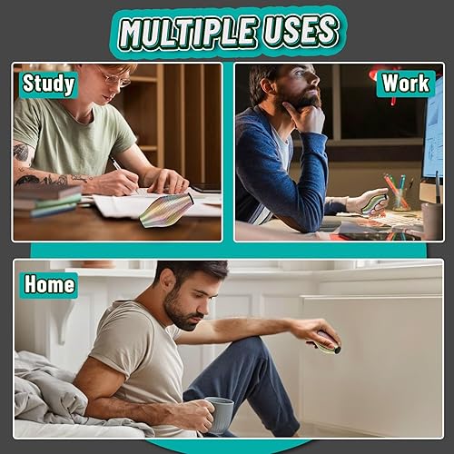 Miniatura 6 de Juguetes de resorte de metal CHESLICR para adultos, relleno para cestas de Pascua, regalo para niños, adolescentes, chicos y hombres, gadgets