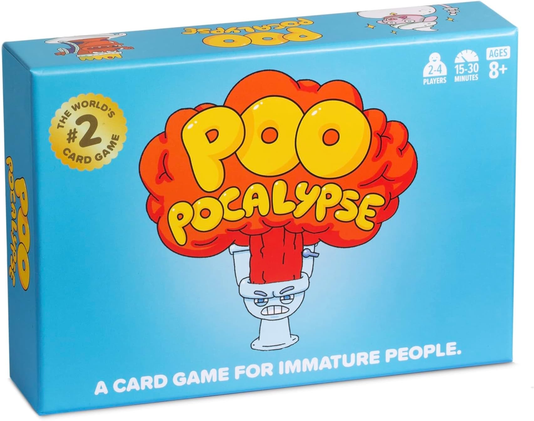 The Hilarious Card Game for Immature People - Easy and Strategic Family-Friendly Party Game for Adults, Teens & Kids - 2-4 Players