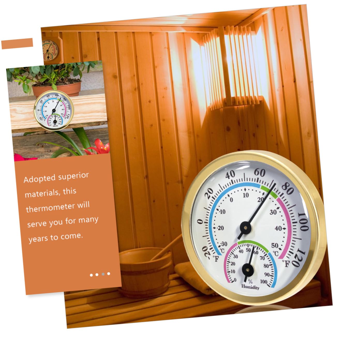 5 Stücke Wetterthermometer Wandhalterung Digitales Thermometer Hygrometer Für Den Einsatz Genaue Raumtemperaturanzeige