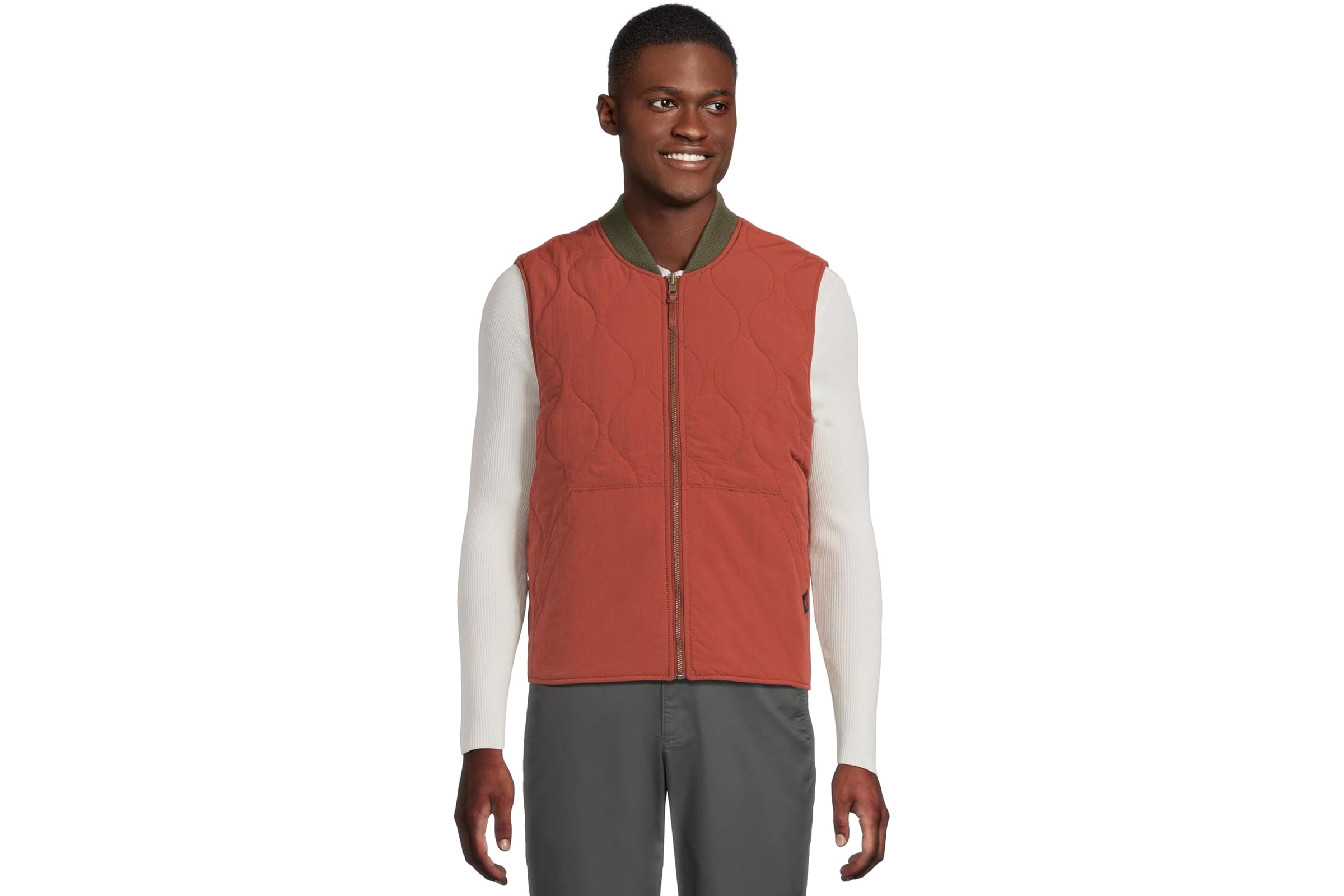 L.L.Bean Signature Reversible Camp Vest Lined Regular