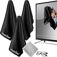 Vista 1 de MagicFiber Paño de limpieza de microfibra extra grande – Paño de primera calidad para pantallas de TV, ventanas, espejos, lentes, realidad virtual
