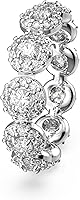Vista 3 de Swarovski Constella - Colección de joyas de anillo de cristal con pavé, cristales transparentes