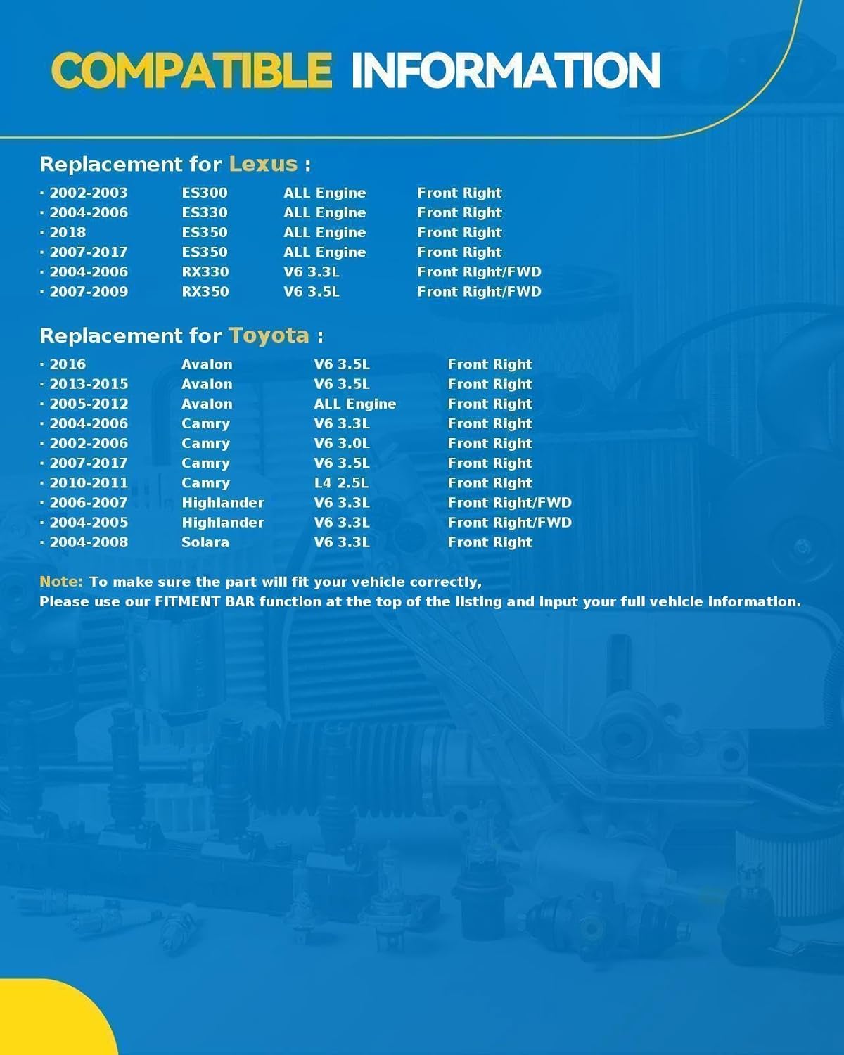 PHILTOP Front Right CV Axle for Toyota Camry 2002-2017, Lexus ES350 2007-2018, Toyota Avalon 2005-2016, Lexus ES330 2004-2006, Toyota Solara 2004-2008, 66-5265 CV Axle Shaft 1 PCS