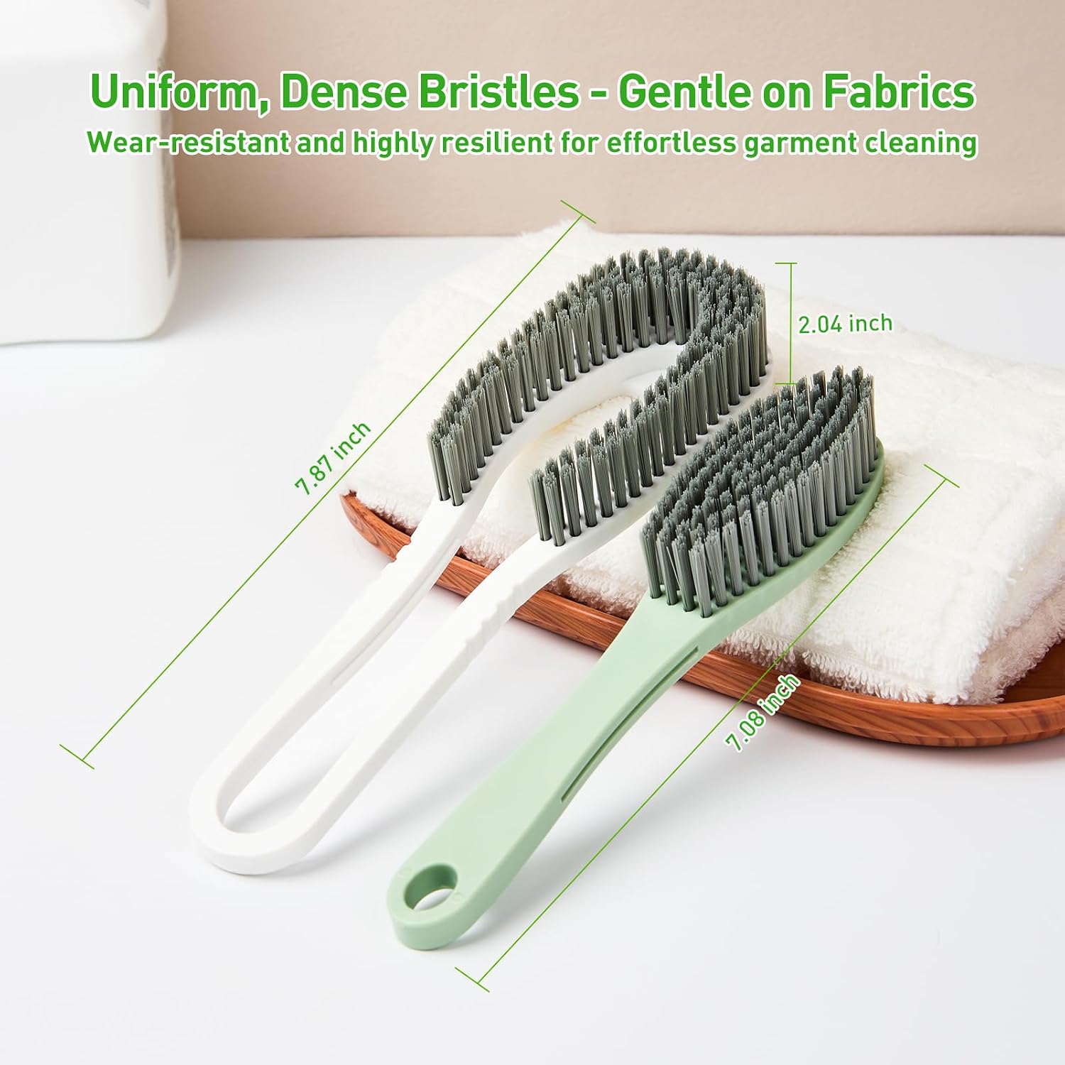 Shoe Cleaning Brush Laundry Brush,Comfort Grip Soft Scrub Brushes for Household Use,Detachable Dual-Use Cleaning Brush Tool - for Clothes Shoes Bathroom