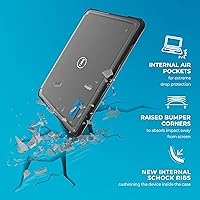 Vista 4 de Funda Gumdrop SlimTech para Chromebook Dell de 11.6 pulgadas 3120 3110 3100 (Clamshell) Funda protectora elegante de acoplamiento duro