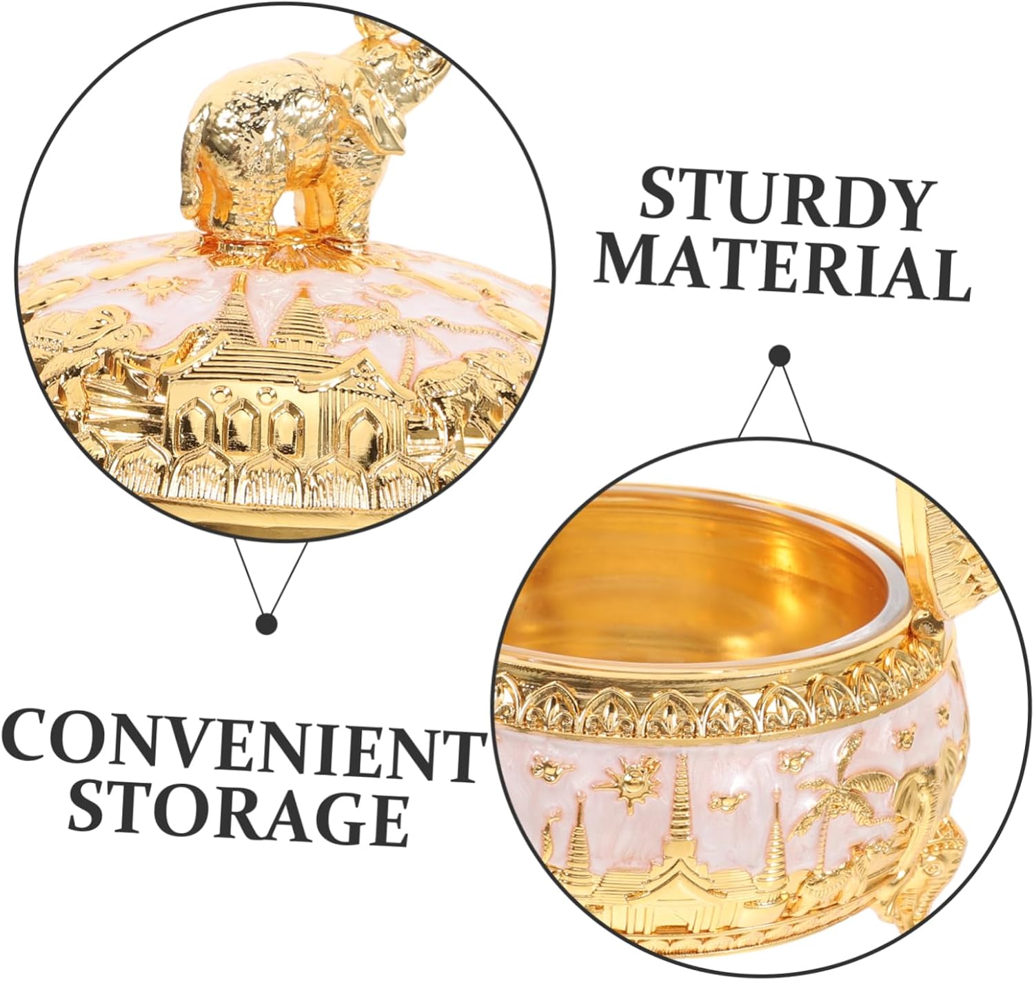 Zinc Alloy Condiment Jar with Lid and Spoon Elegant European Style Seasoning Container for Sugar Spices and More Kitchen Storage