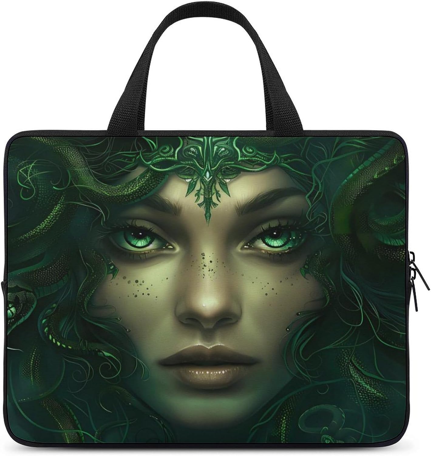 Greek Mythology Medusa Laptop Bag Print Computer Sleeve Case Protector Briefcase Totes for Women Men