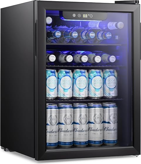 Antarctic Star JC-70BH 2.6 cu ft Beverage Cooler Black