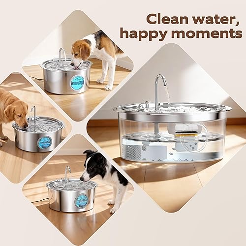 Miniatura 8 de Filtros de fuente de agua para perros: 16 filtros de fuente de agua para perros, reemplazo de filtros de fuente de agua para mascotas, incluye 8