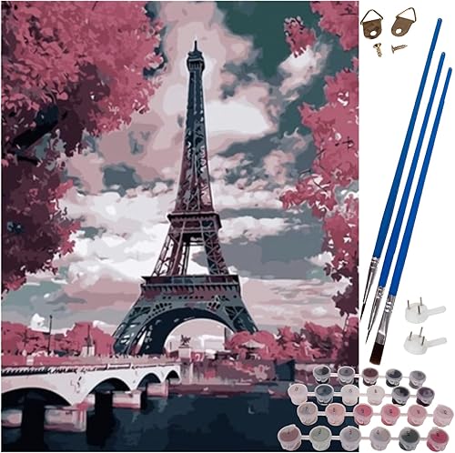 MAALEO Peinture par numéros DIY Toile 40x50cm Pinceau Peinture acrylique 22785 (