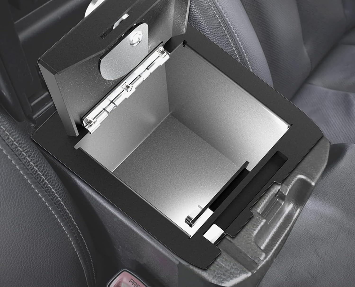 3mirrors Center Console Safe Gun Safe with Spring Hinges