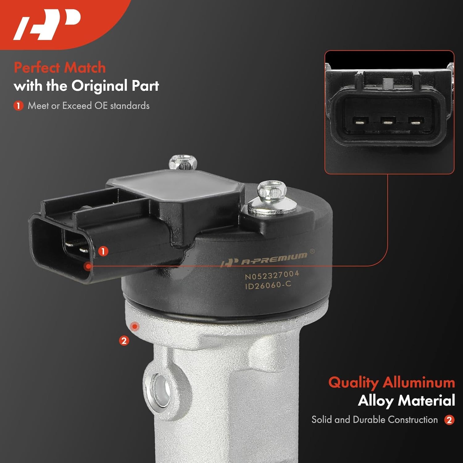 A-Premium Engine Camshaft Synchronizer Compatible with Ford Taurus 1996-1997, Ranger 1995-1997, Aerostar 1995-1997, Windstar 1995-1998 & Mazda B3000 & Mercury Sable 1996-1997, 3.0L, OHV