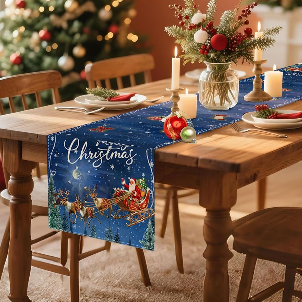 Christmas Merry Xmas Table Runner