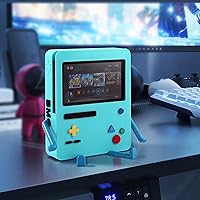 Vista 3 de GRAPMKTG Charging Stand with Cooling Fan for Nintendo Switch Accessories Portable Dock Compatible for Nintendo Switch OLED Cute Case BMO Decor Gift