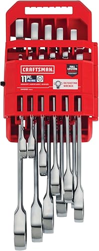 Miniatura 5 de CRAFTSMAN Ratcheting Wrench Set, Metric, 11-Piece (CMMT87021)