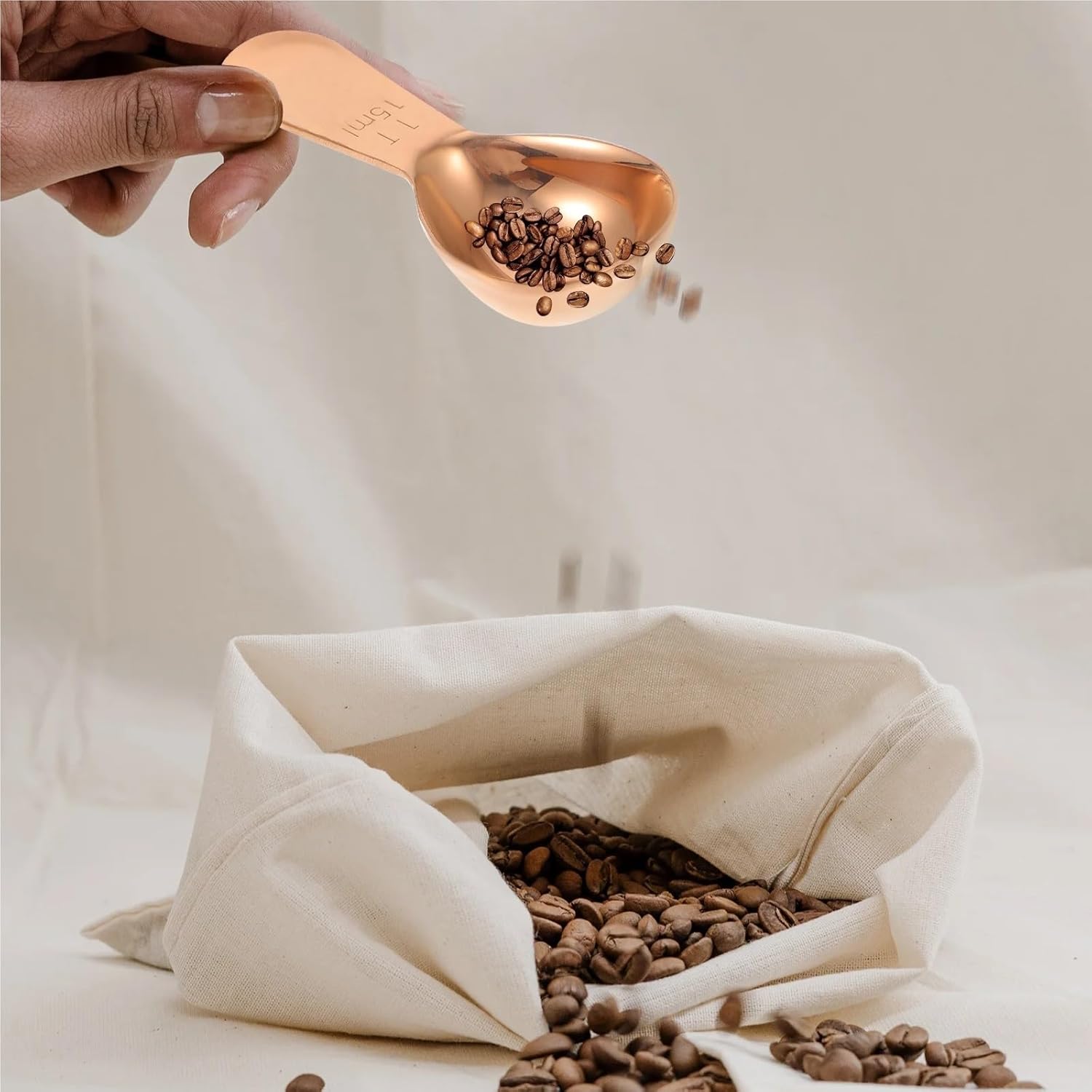 Coffee Measuring Spoon 10PCS Stainless Steel Measuring Spoons - Coffee/Flour/Baking Powder Scoops For Coffee Tea, And More