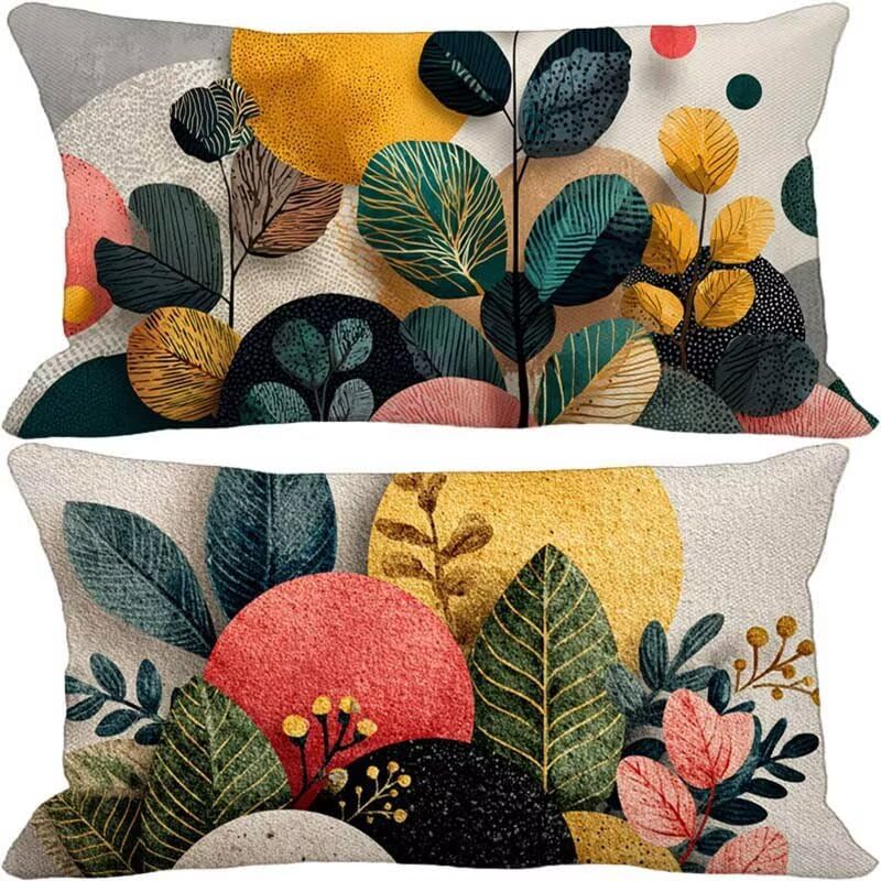 Coussin canapé 60x80 doux au motif design simple pour une ambiance estivale cocooning