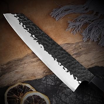 Home & Kitchen/Kitchen & Dining/Kitchen Utensi 8 Inch Handmade Chef Knife Japanese Kiritsuke Knife High Carbon Stainless Steel Professional Kitchen Cooking Slicing Tools
