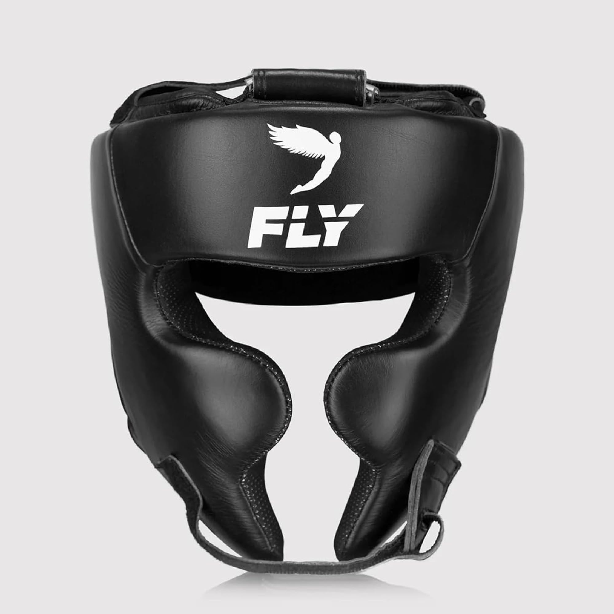 Fly Sports Premium Boxing and Martial Arts Equipment | Headguard - Padded Head Protector | Phantom 2.0 (Black, S)