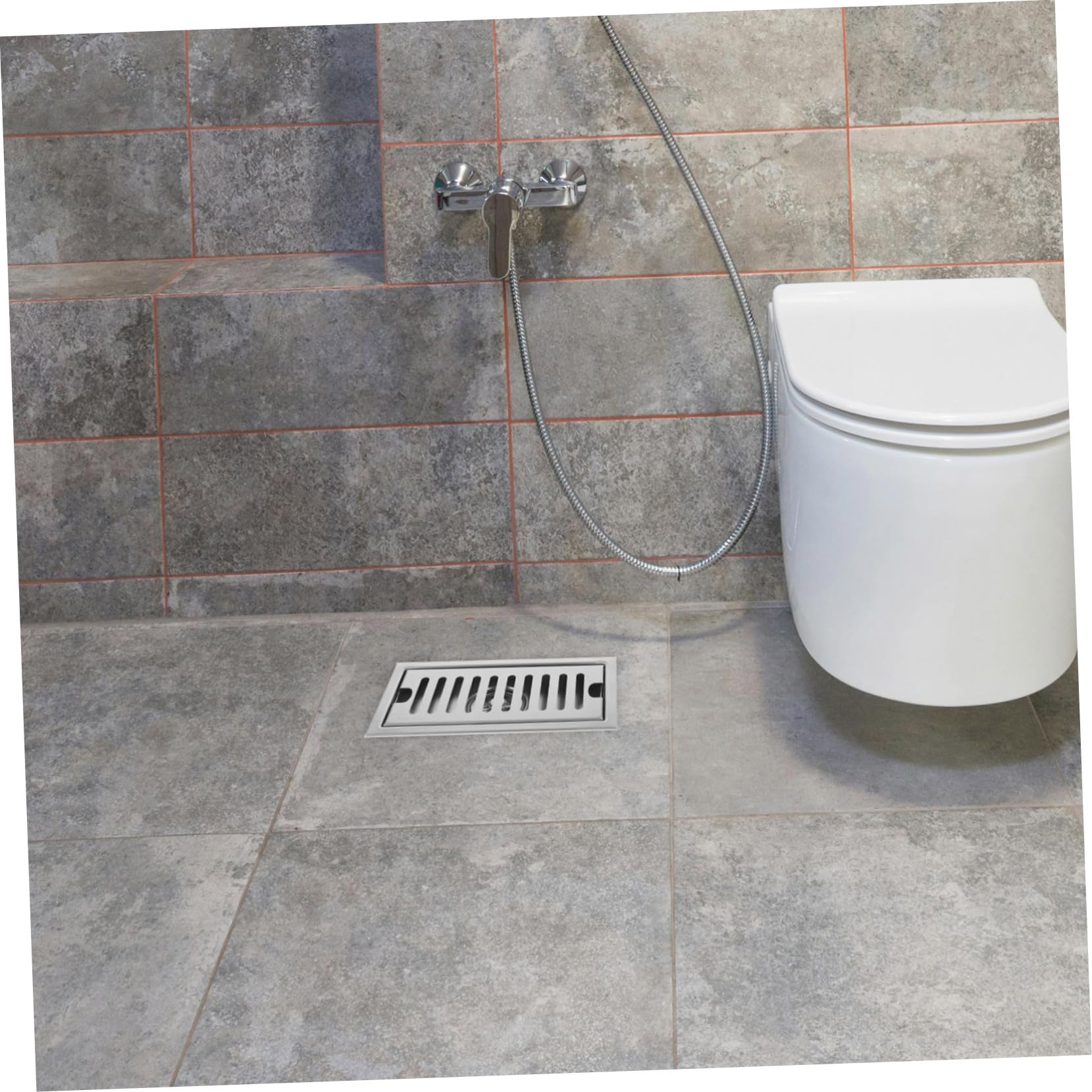 EXCEART Griglia di Scarico a Pavimento in Acciaio Inox 304, Drenaggio Rapido e Facile da Pulire, per Doccia, Bagno e Lavanderia